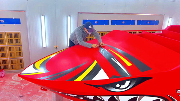 LAWADA COMERCÊNCIA BARCOS: ABRAÇANDO A TECNOLOGIA DE PINTURA, Diga adeus aos adesivos!