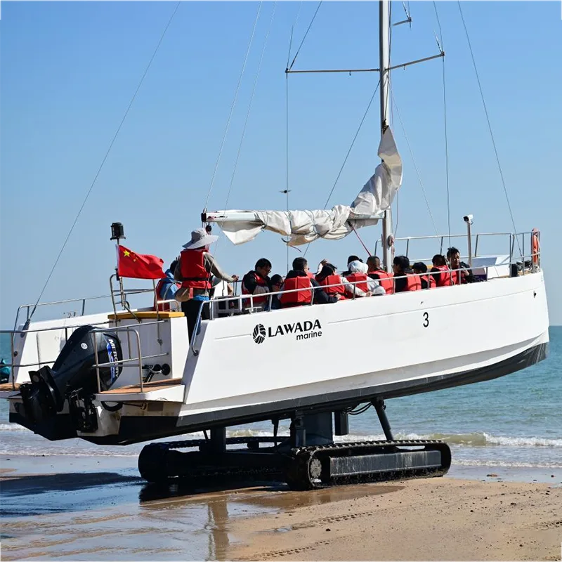 Veleiro monohull anfíbio
